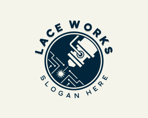 Laser Industrial Engineering logo design