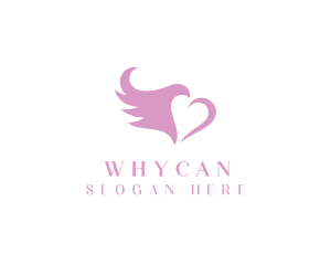 Hairdresser - Heart Hair Salon logo design