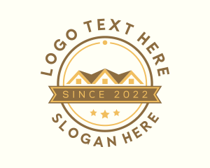 Town House - Home Roofing Repair logo design