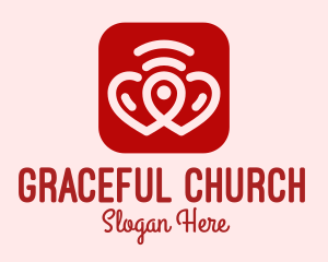 Signal - Heart Signal Location App logo design