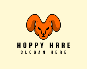 Bunny Rabbit Hare logo design