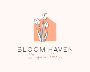 Tulip Flower Boutique logo design