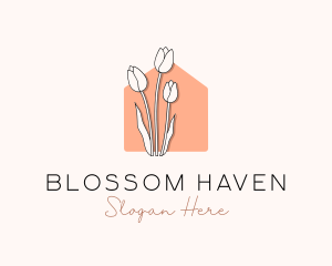 Tulip Flower Boutique logo design