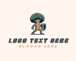 Tree Service - Warrior Tree Planing logo design