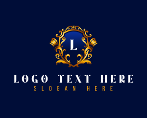 Premium - Luxury Royal Shield logo design