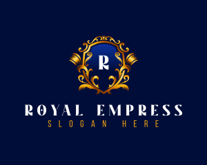 Luxury Royal Shield logo design