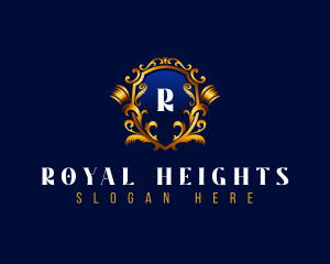 Luxury Royal Shield logo design