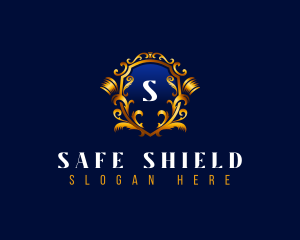 Luxury Royal Shield logo design