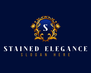 Luxury Royal Shield logo design