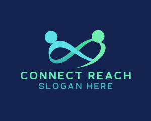 Outreach - Infinity People Network logo design
