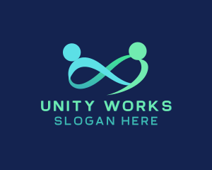 Collaboration - Infinity People Network logo design