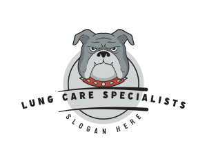 Bulldog Grooming Vet logo design