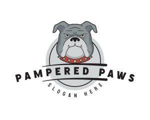 Grooming - Bulldog Grooming Vet logo design