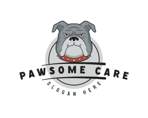 Vet - Bulldog Grooming Vet logo design