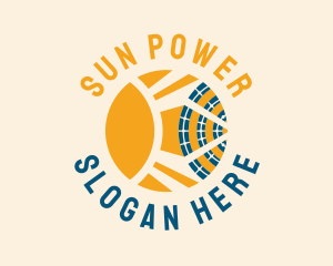 Sun Ray Solar Panel logo design