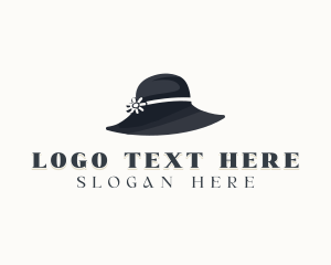 Beach Hat - Women Hat Fashion logo design