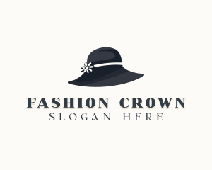 Women Hat Fashion logo design