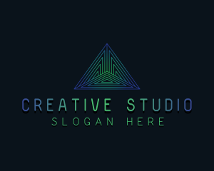 Pyramid Studio Agency logo design