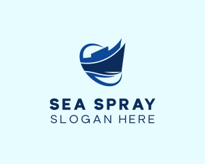 Ship Tour Travel logo design