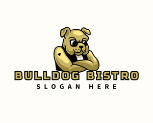 Bulldog Sunglass Gang logo design