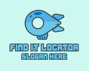 Locator - Fly Blimp Locations logo design