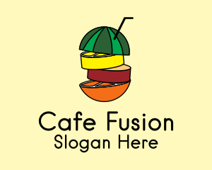 Tropical Fruit Juice  Logo