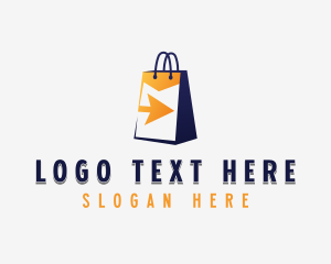 Shopaholic - Retail Shopping Bag logo design