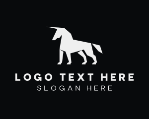Business - Mythical Creature Unicorn logo design
