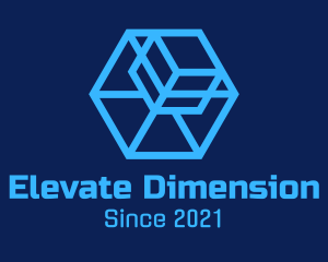 Blue Digital  Box logo design