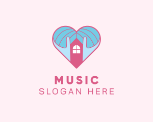 Helping Hand - Love House Shelter logo design