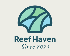 Reef - Mosaic Shell Ornament logo design