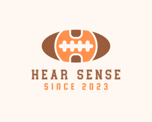 American Football Letter H logo design