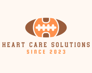 American Football Letter H logo design