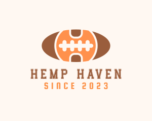 American Football Letter H logo design