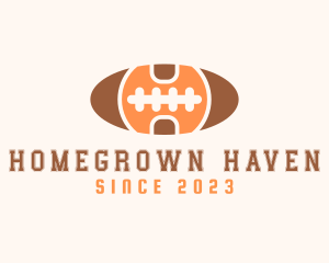 American Football Letter H logo design