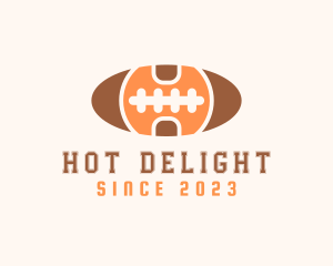 American Football Letter H logo design