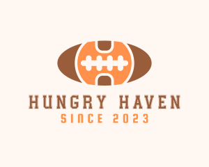 American Football Letter H logo design