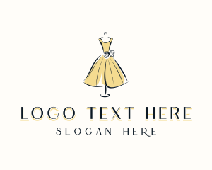 Dressmaker - Gown Dressmaker Couture logo design