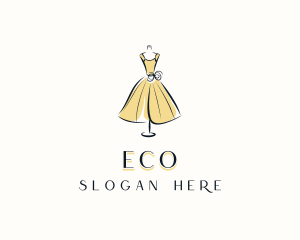 Gown Dressmaker Couture Logo