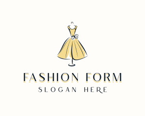 Gown Dressmaker Couture logo design