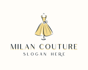 Gown Dressmaker Couture logo design