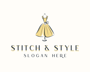 Dressmaker - Gown Dressmaker Couture logo design