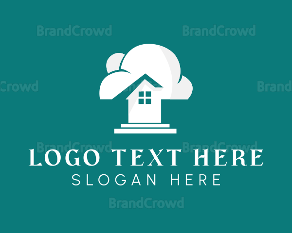 Cloud Residential Home Logo