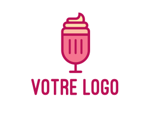 Fruit Juice Smoothie  Logo