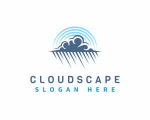 Rain Cloud Sky logo design