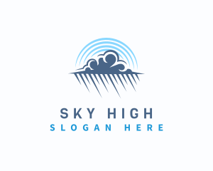 Rain Cloud Sky logo design