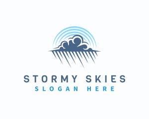 Rain Cloud Sky logo design