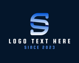 Web Developer - Modern Technology Letter S logo design