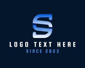 Digital Marketing - Modern Technology Letter S logo design