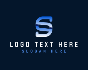 Telecommunication - Modern Technology Letter S logo design